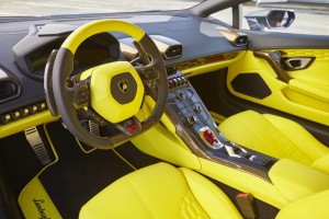 Lamborghini Huracan LP610-4 / čalounění interieru – kůže a alcantara (leather and alcantara interior)